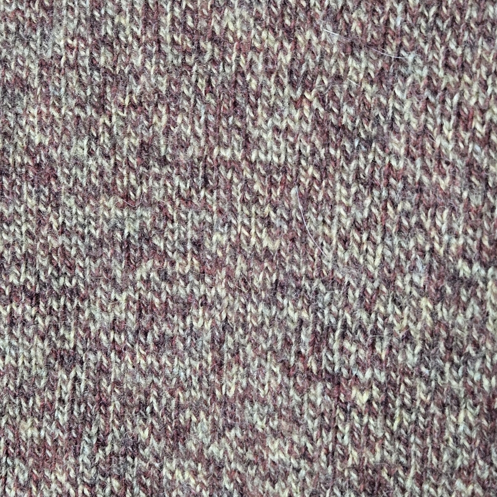 Woolrich Brown Long Sleeve Mustang Heather Wool Blend Henley Sweater Men's Large - Picture 9 of 11